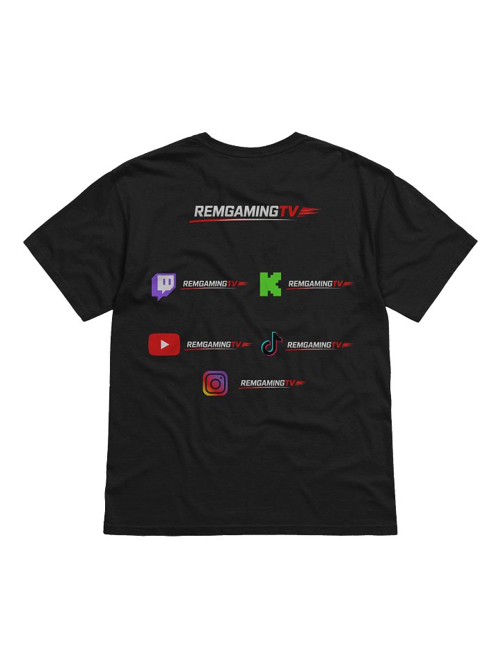 REMGAMINGTV Social Media Icons Comfort T-Shirt product image (2)