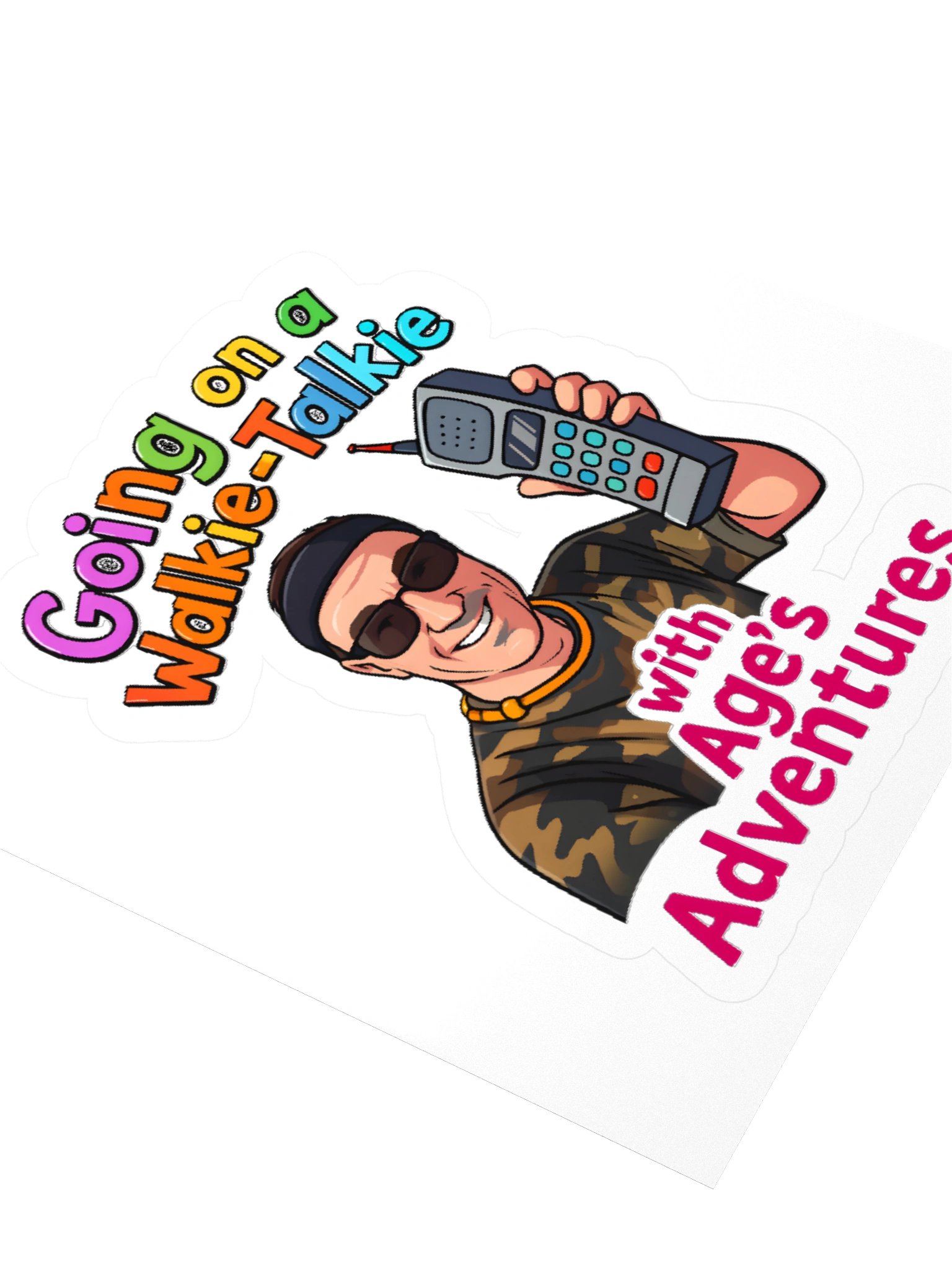 The Official "Walkie-Talkie" Cartoon Sticker (Kiss-Cut) product image (3)