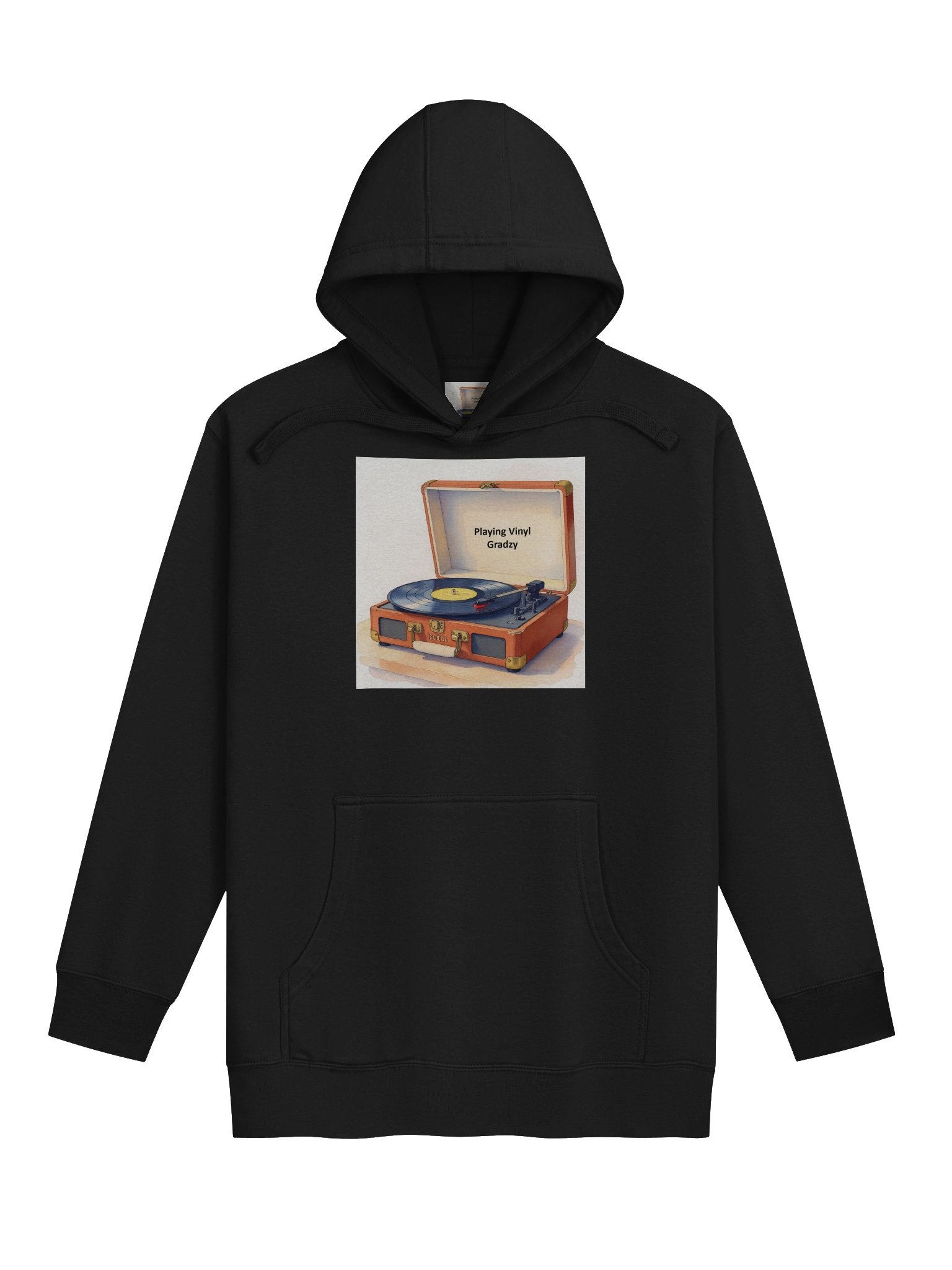 'Playing Vinyl' Hoodie product image (3)