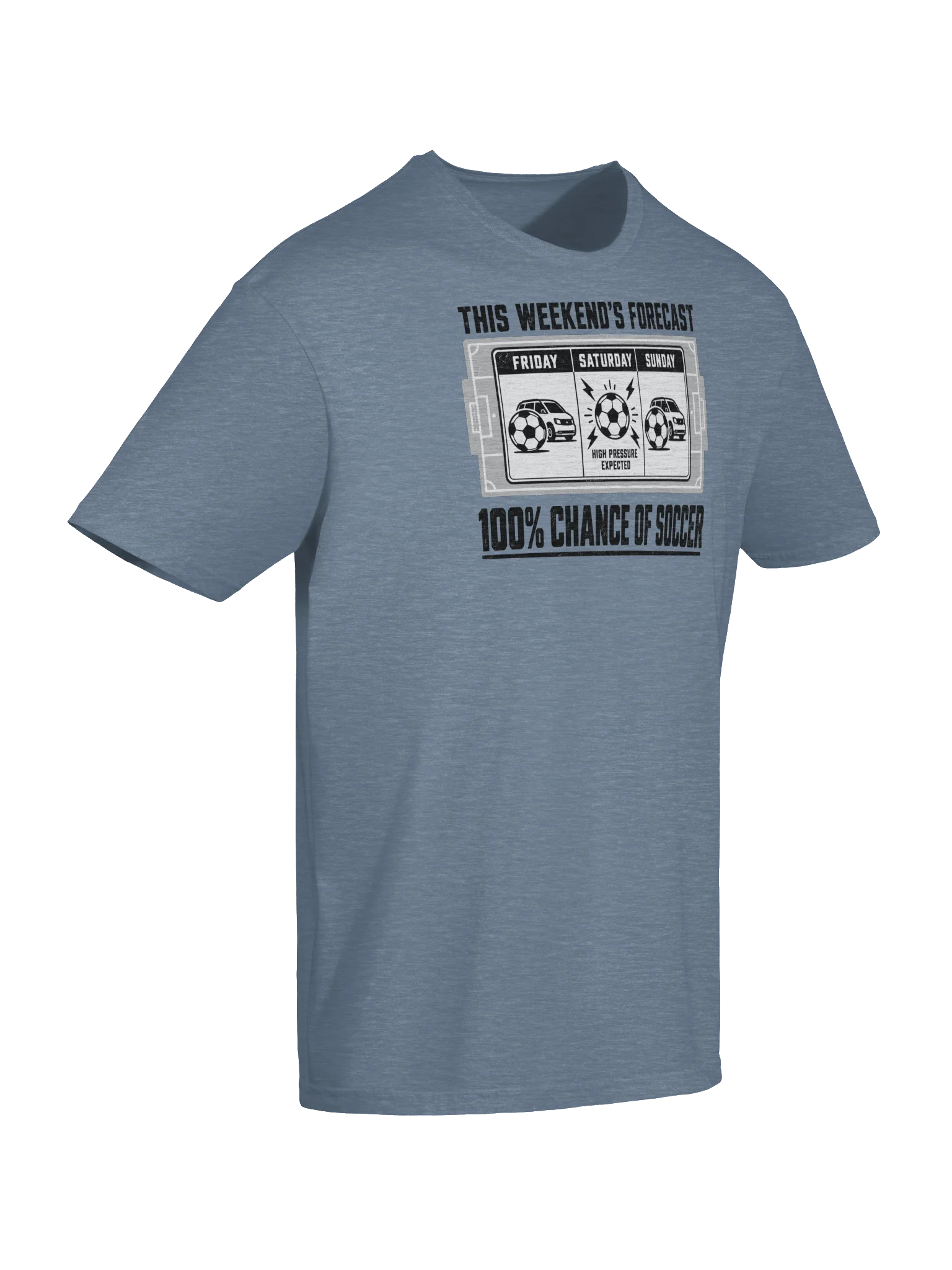 100% Chance of Soccer Forecast Tee product image (62)