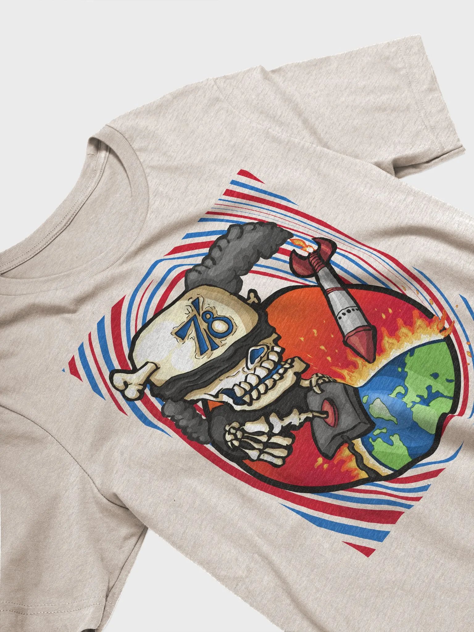 BlindDesecrator Logo with Background Tee product image (3)