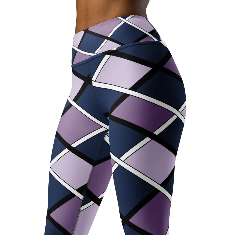 Trendy Yoga Pants With Geometric Pattern product image (1)