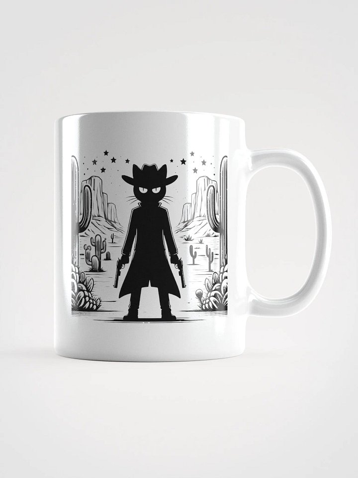 Cat Cowboy Silhouette Mug product image (1)