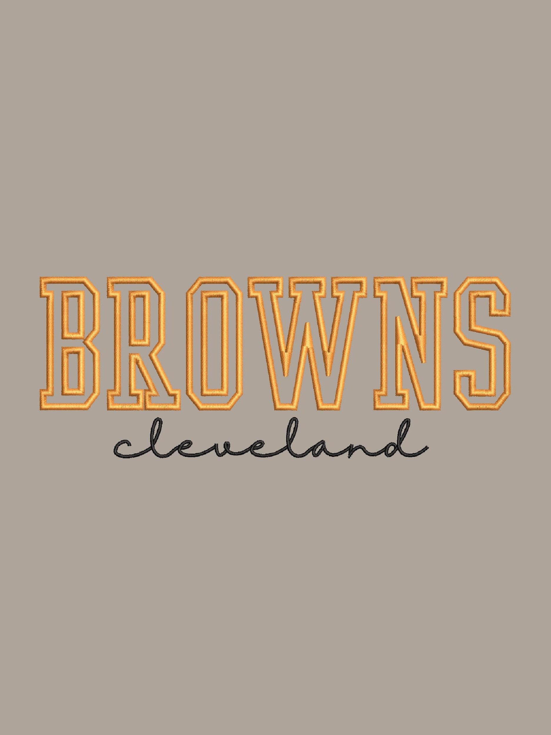 NFL BROWNS APPLIQUE product image (1)