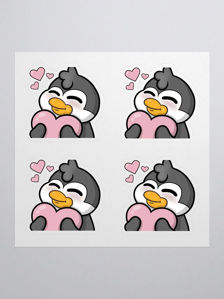 "Holding Heart" Lil' Guy - Sticker Sheet product image (1)