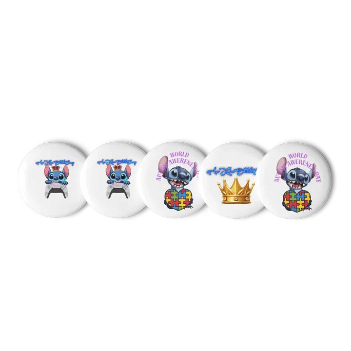 Royal Gamer Pin Button Set product image (1)