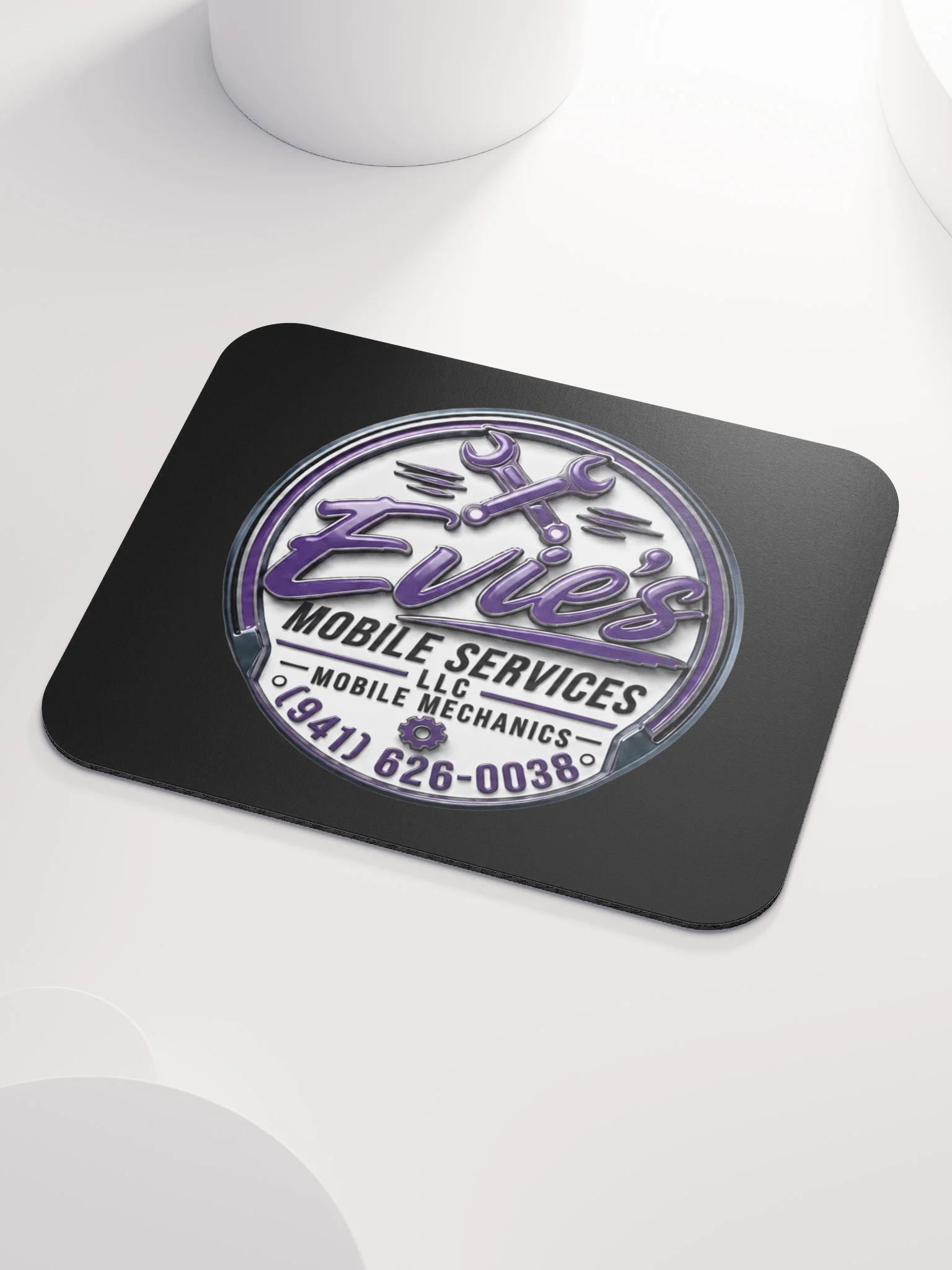 Evies Mobile Services Logo Mouse Pad product image (3)