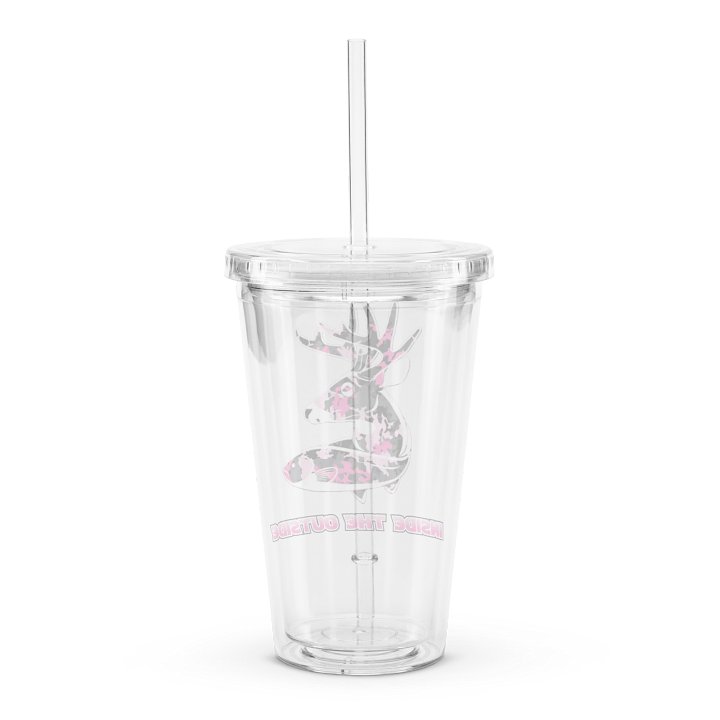 Double Wall Tumbler - Pink Camo W/ Cap & Straw product image (2)