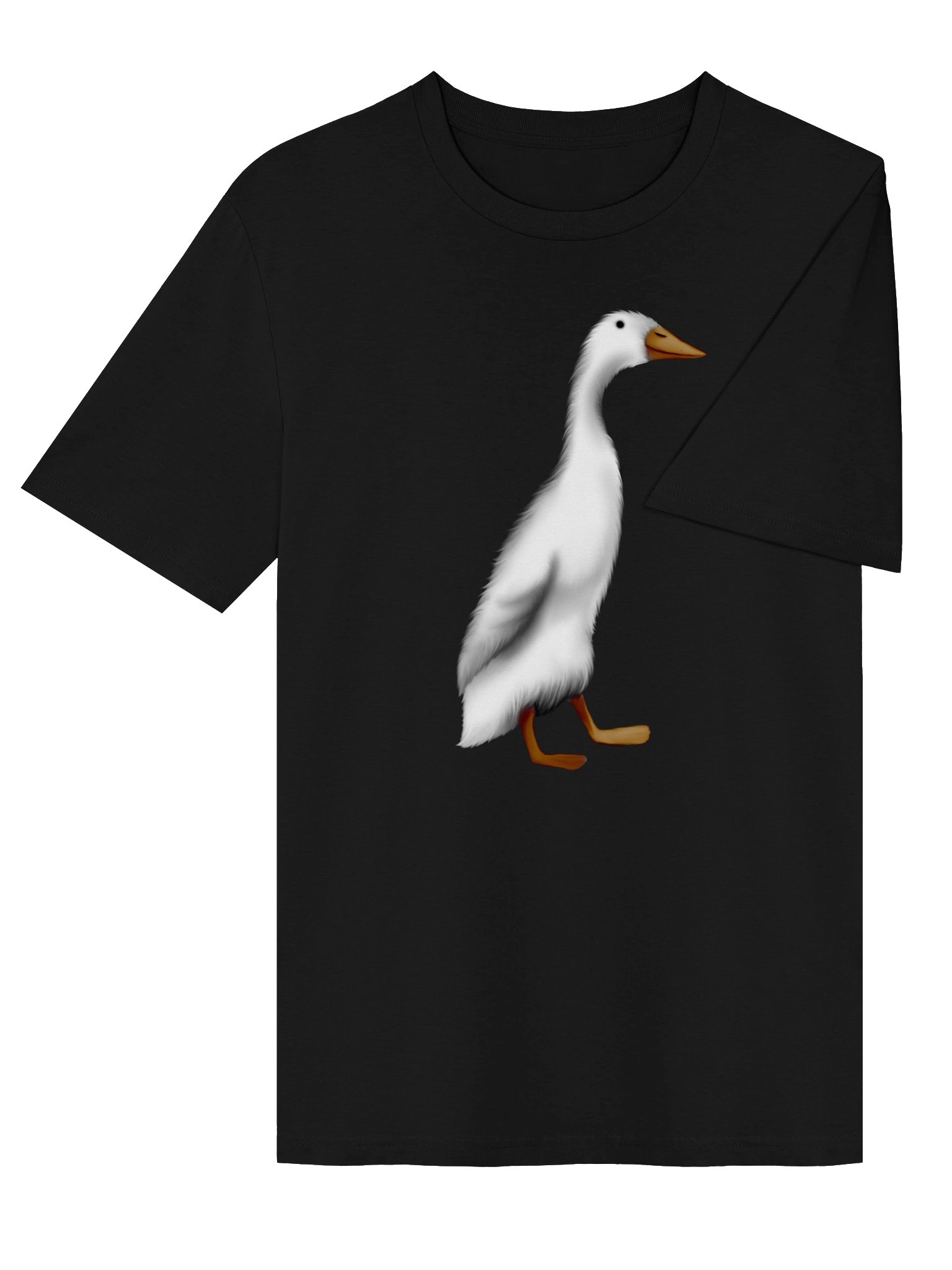 "Duck" T-Shirt. Unisex Stanley/Stella Organic Ribbed Neck T-Shirt product image (3)