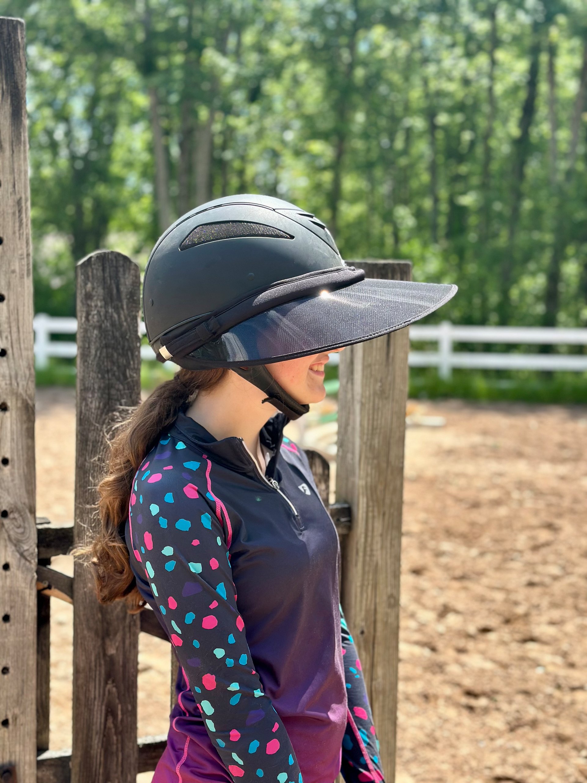 Helmet Sun Visor | UV Protection for Equestrians product image (2)