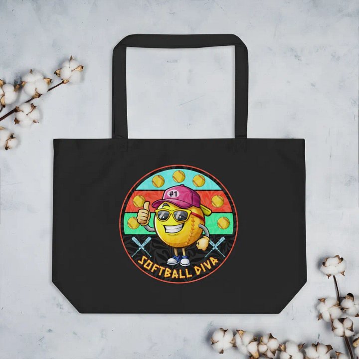 Softball Diva Thumbs-Up Tote Bag product image (2)