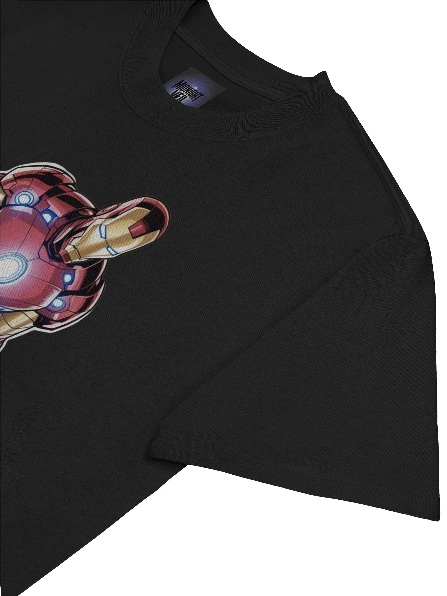 Iron Man Inspired 'Eclipse Surge' Premium Oversized Faded T-Shirt product image (7)