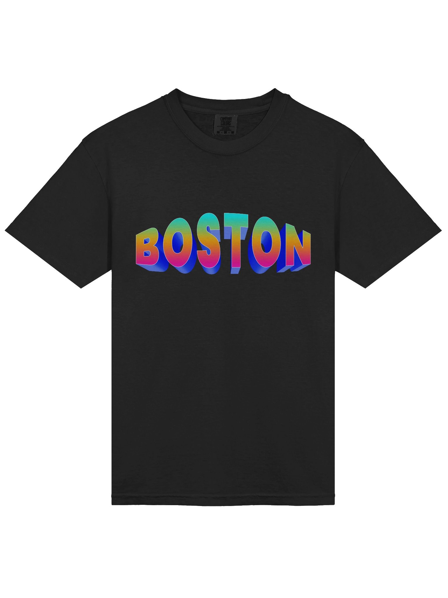 Boston 3D Bold Unisex T-Shirt product image (3)