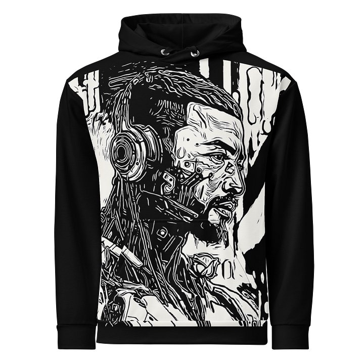 Cyber Serenity Wearable Art Hoodie product image (1)
