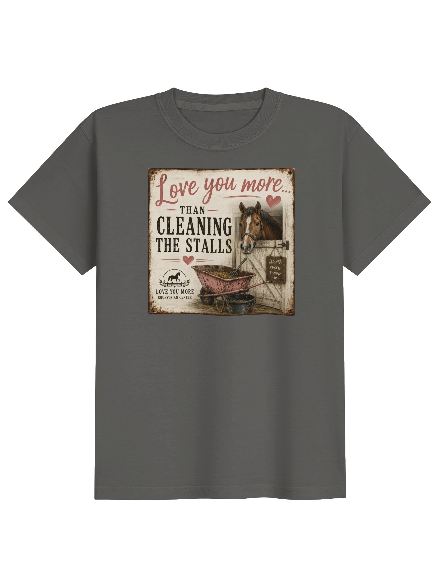 Love You More Than Cleaning the Stalls Youth Tee product image (1)
