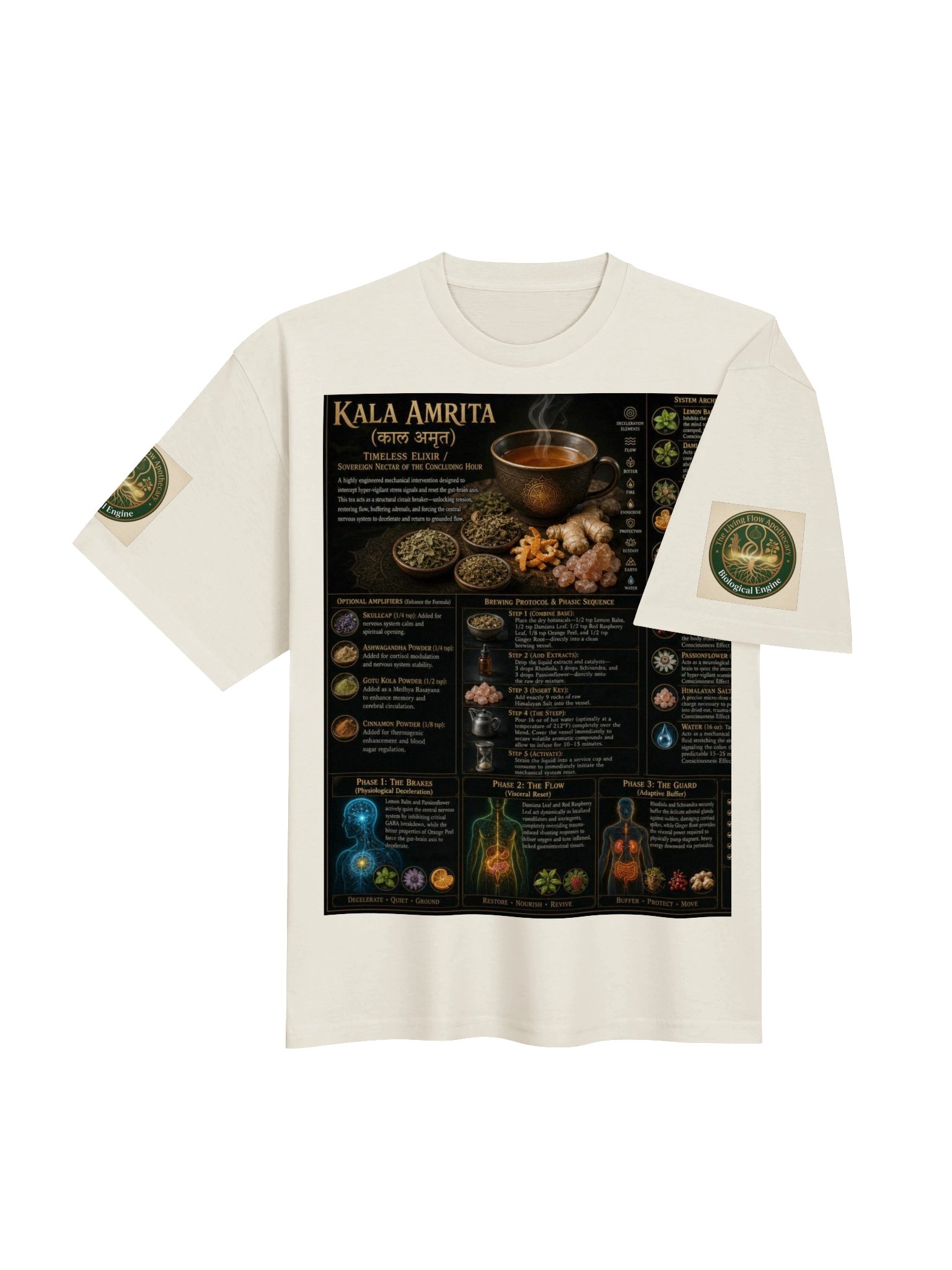 Kala Amrita Herbal Tea Poster Tee product image (4)