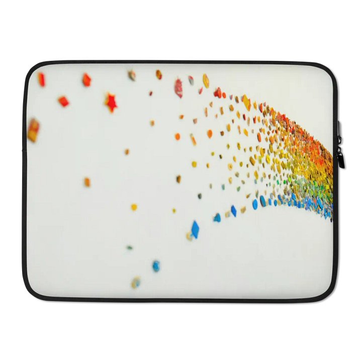 Spectrum Splash Laptop Sleeve - Fits 13 And 15 inch Laptops | Vibrant & Durable Protection product image (2)