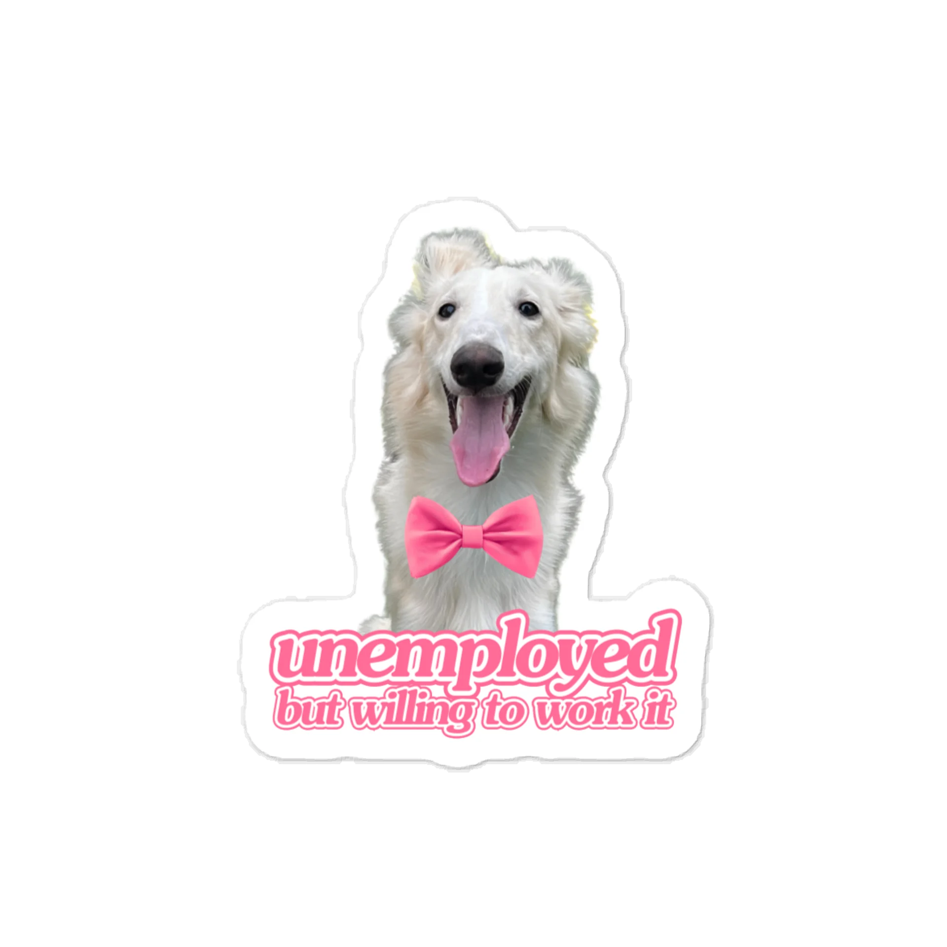 Unemployed Sticker product image (1)