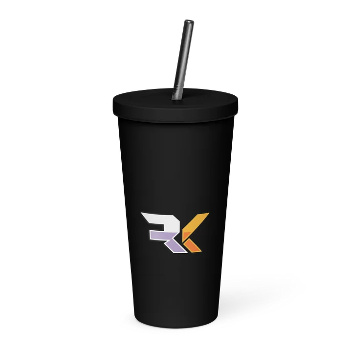 RayKits Insulated Tumbler with a Straw product image (1)