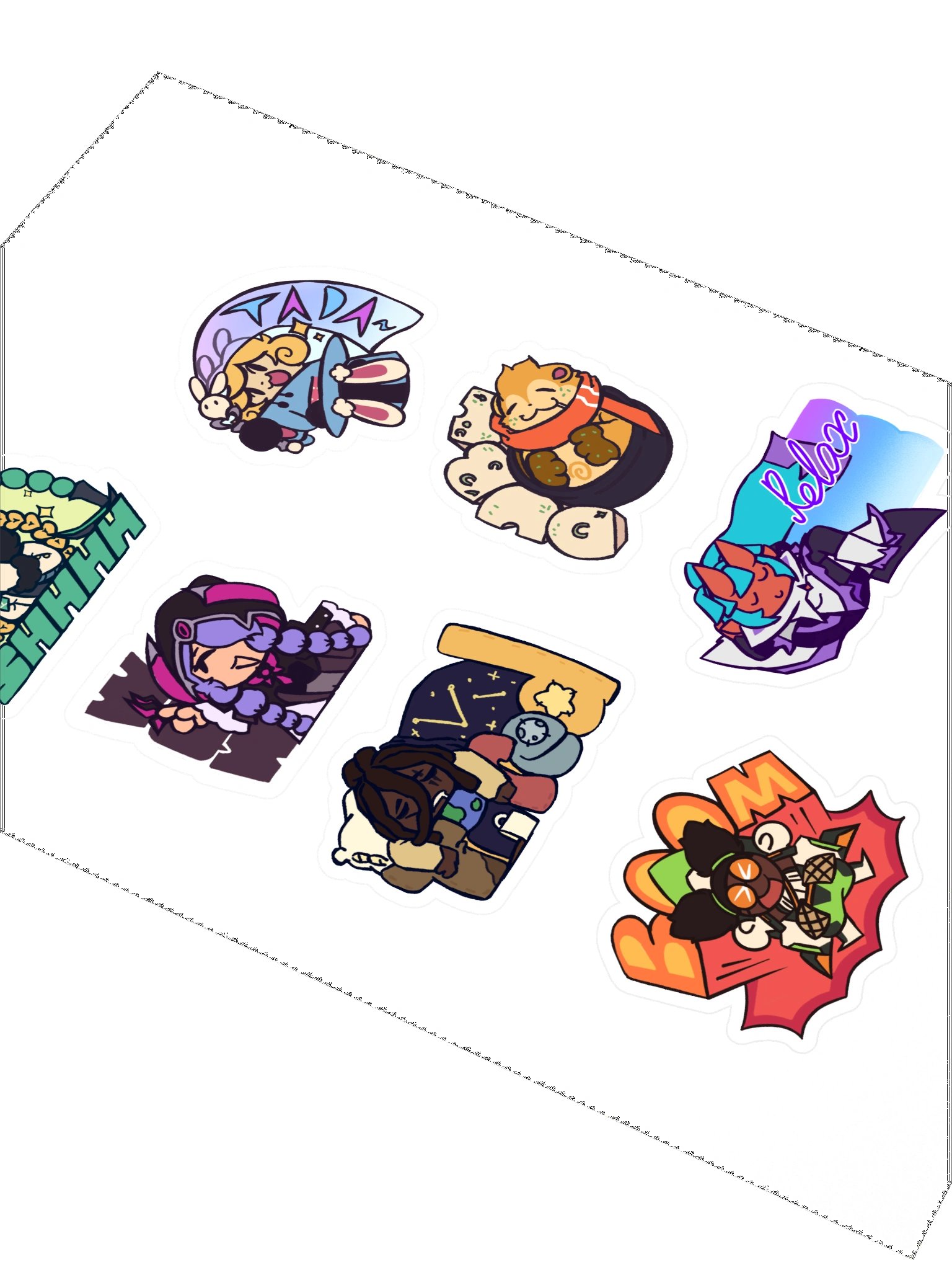 Strike Cooldown - Striker Sticker Sheet product image (3)