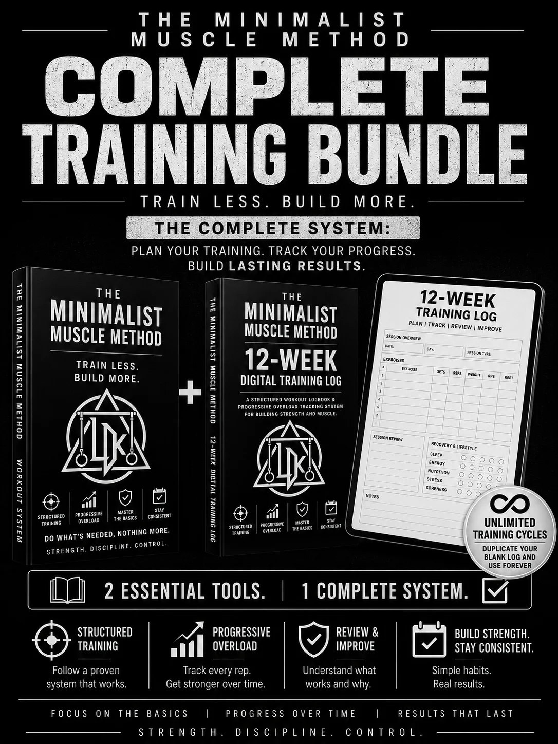 The Minimalist Muscle Method Complete Training Bundle product image (1)
