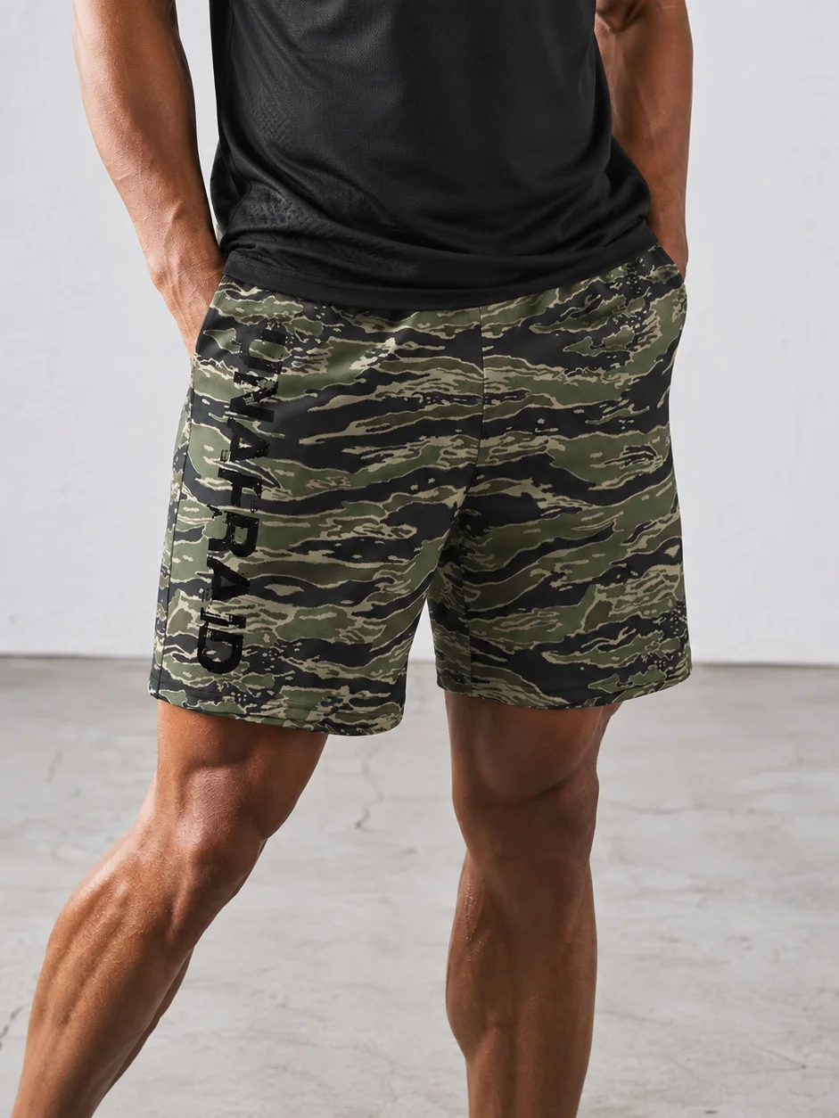 UNAFRAID Tiger Stripe 7" Hybrid Training Shorts product image (1)