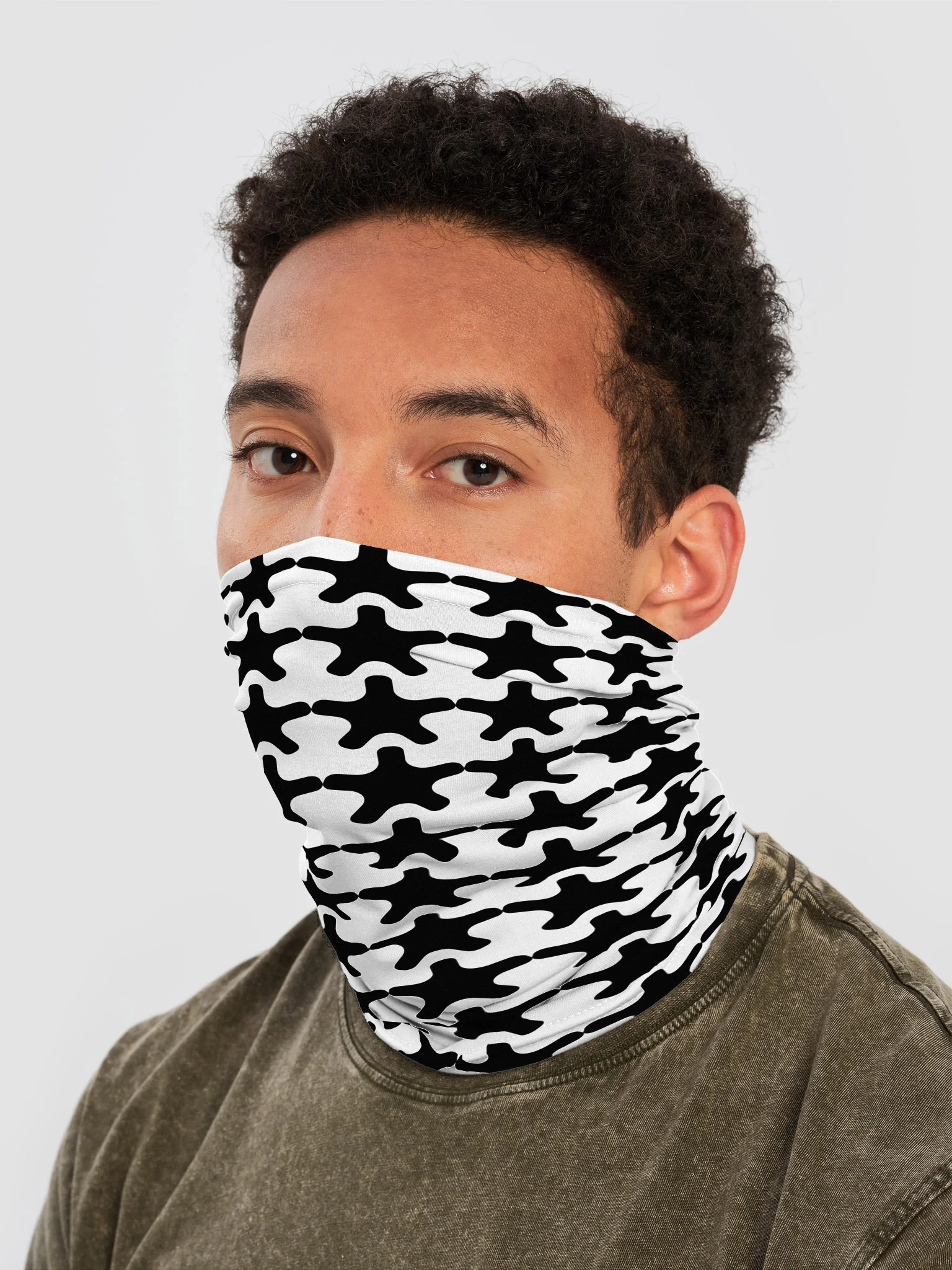 Breakspoll 2026 Monochrome Star Neck Gaiter product image (2)
