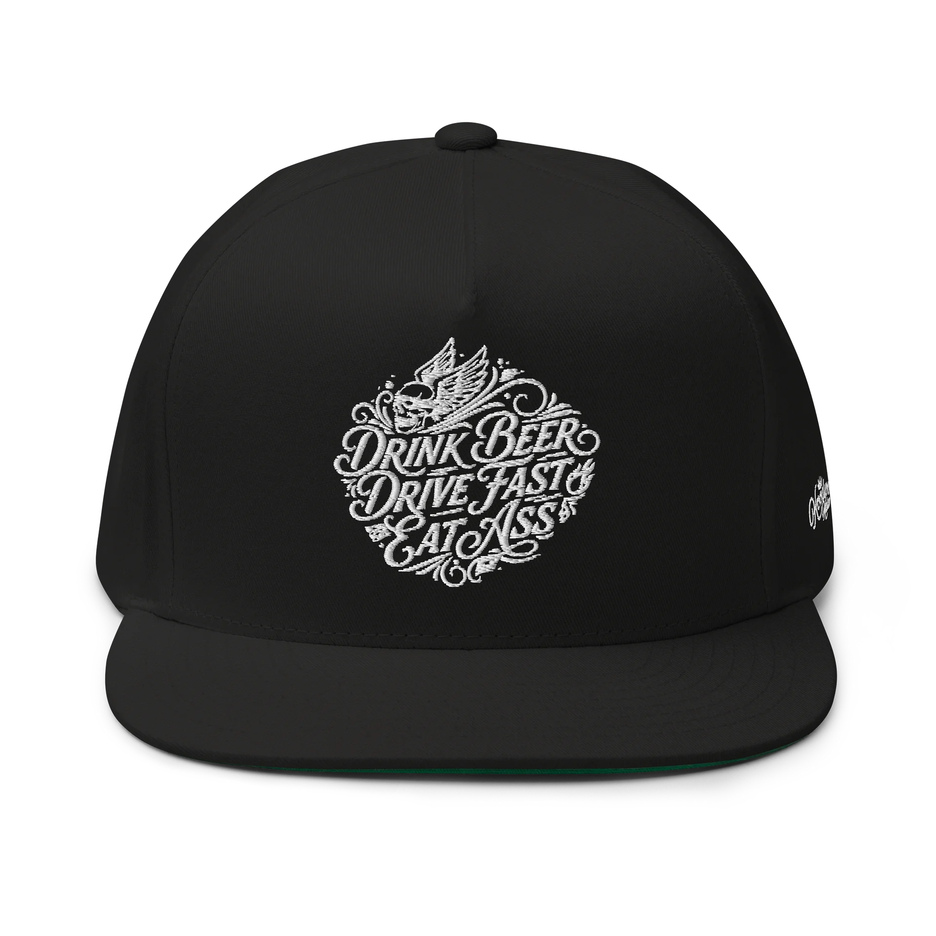 Drink Beer, Drive Fast, Eat Ass - SnapBack Flat product image (1)
