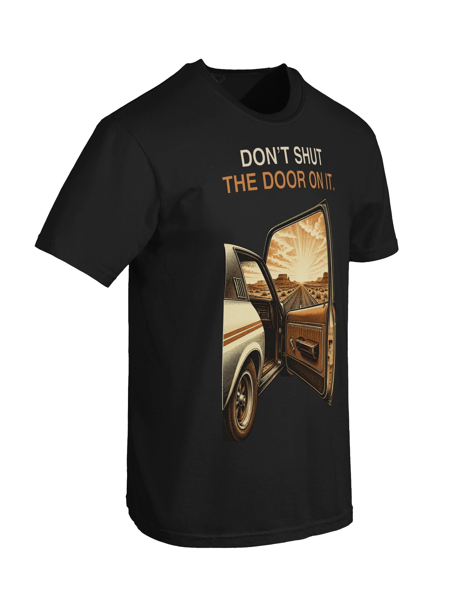 Don’t Shut the Door on It — Midnight Tee product image (6)