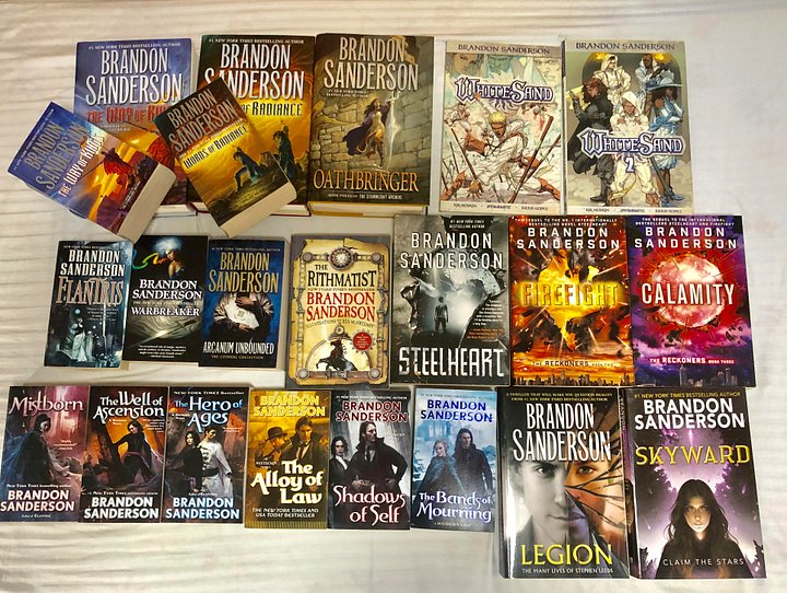 All Book Series by Brandon Sanderson (30 audiobooks) product image (1)