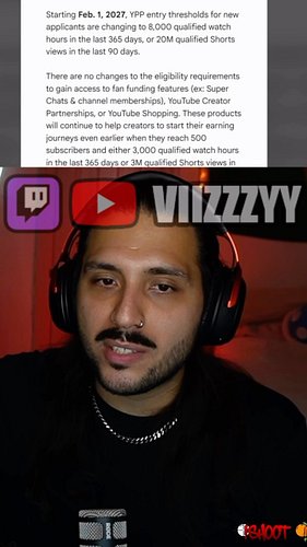 New YouTube monetization requirements