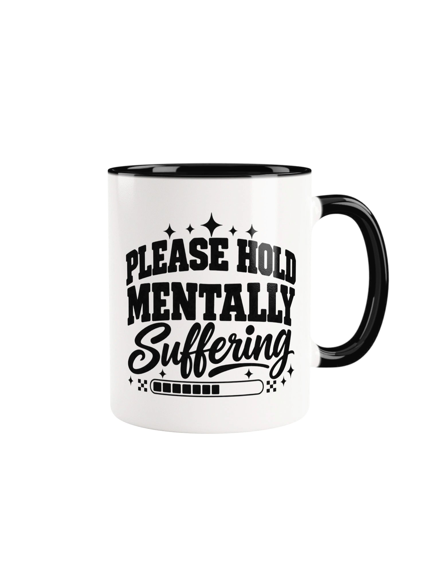 Please Hold, Mentally Suffering Ceramic Mug product image (2)