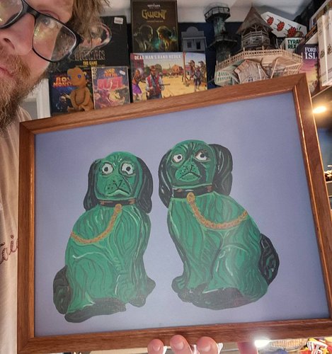Big thanks to my friend from across the pond @kennethwreid for this lovely piece. It'll go up somewhere prominent.