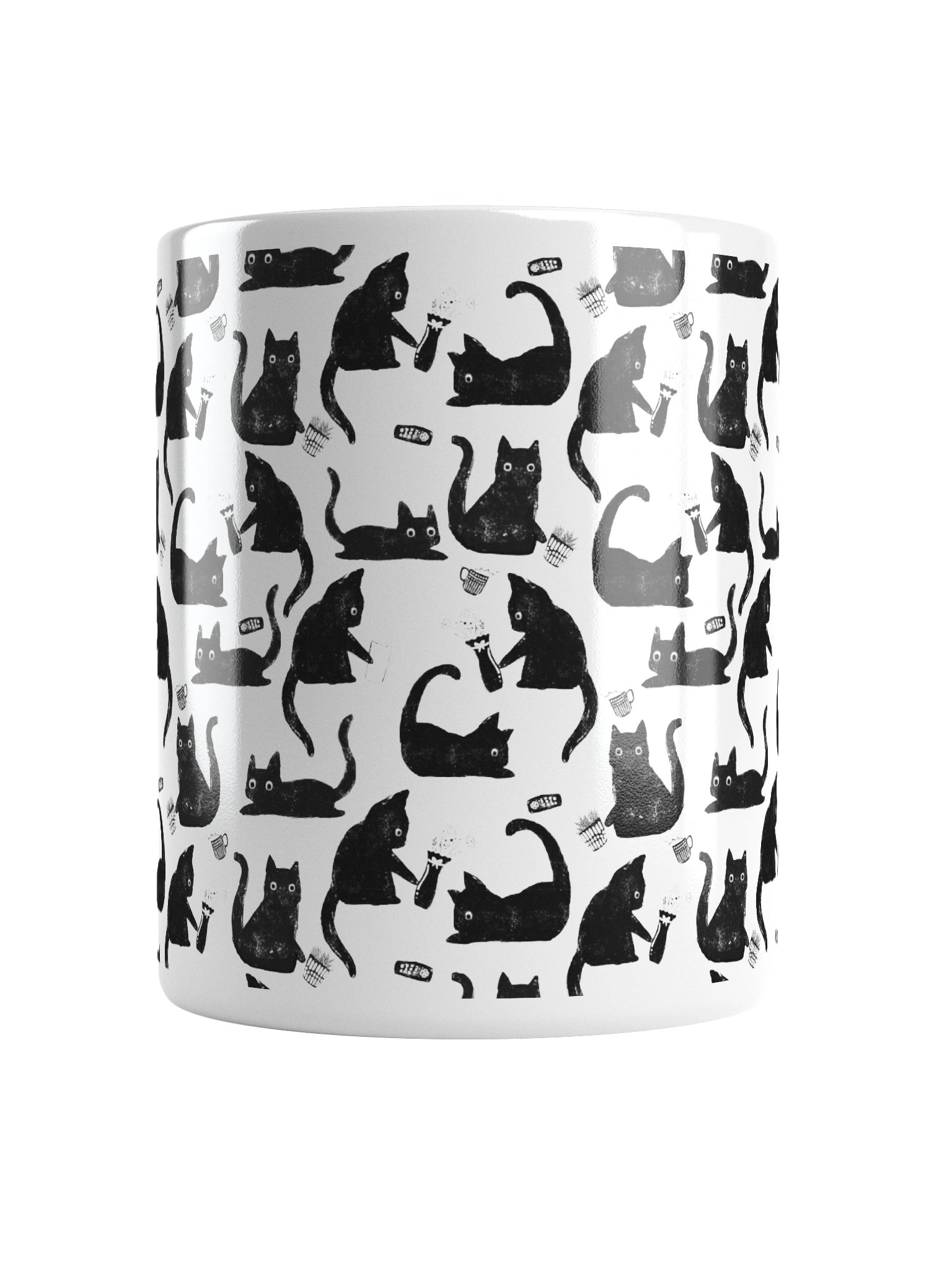 Bad Cats Knocking Stuff Over Coffee Mug product image (7)