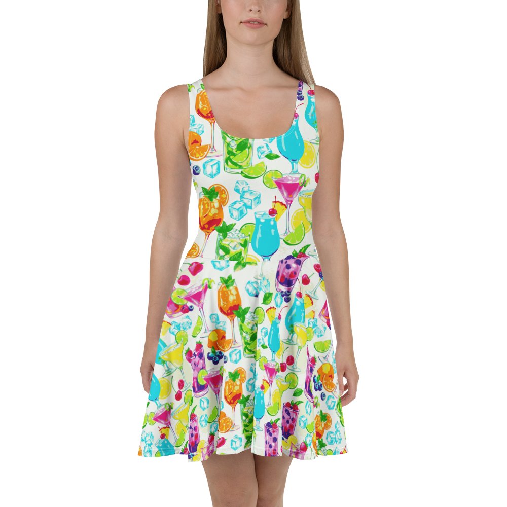 Cocktail Themed Skater Dress product image (2)
