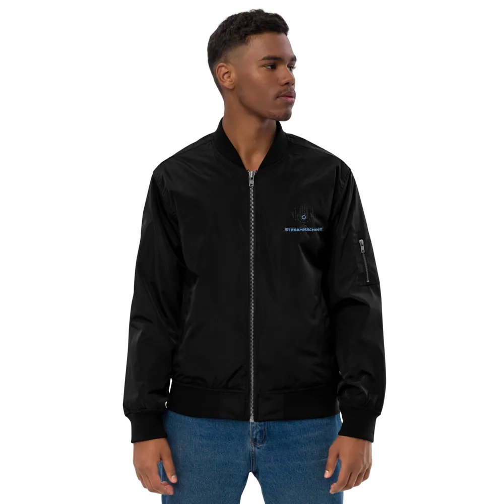 StreamMachine Premium Bomber Jacket product image (5)