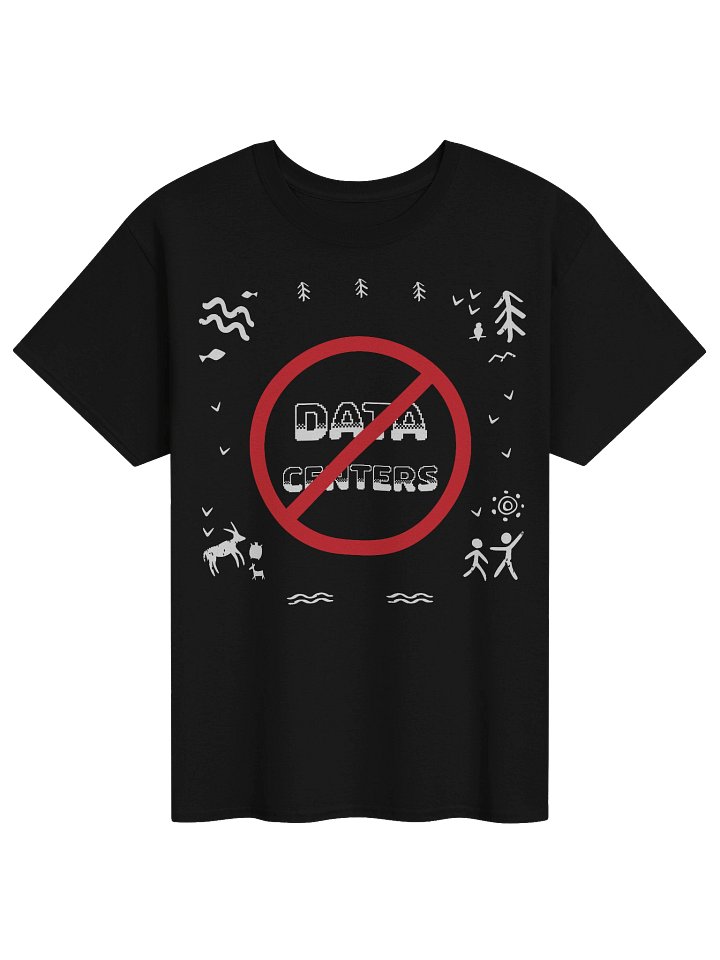 No Data Centers (w/art) - Adult T product image (1)