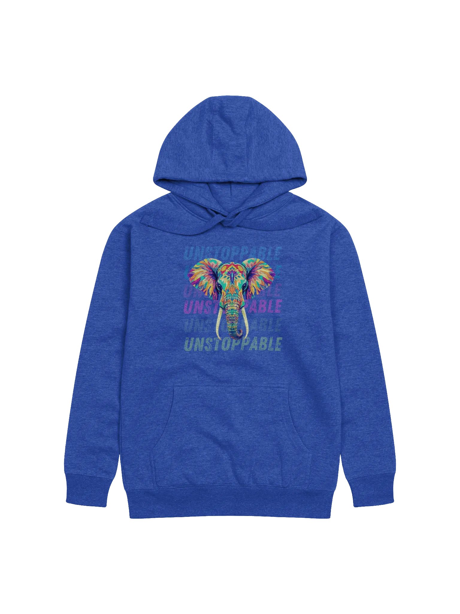 Unstoppable Front Elephant Graphic Hoodie product image (1)