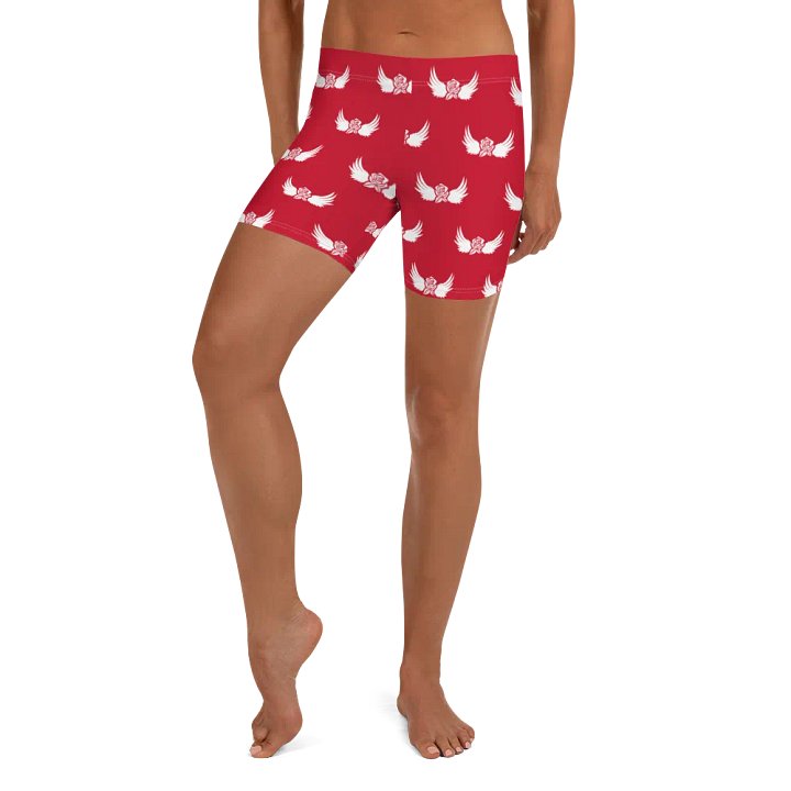System Women Shorts Red & White product image (2)