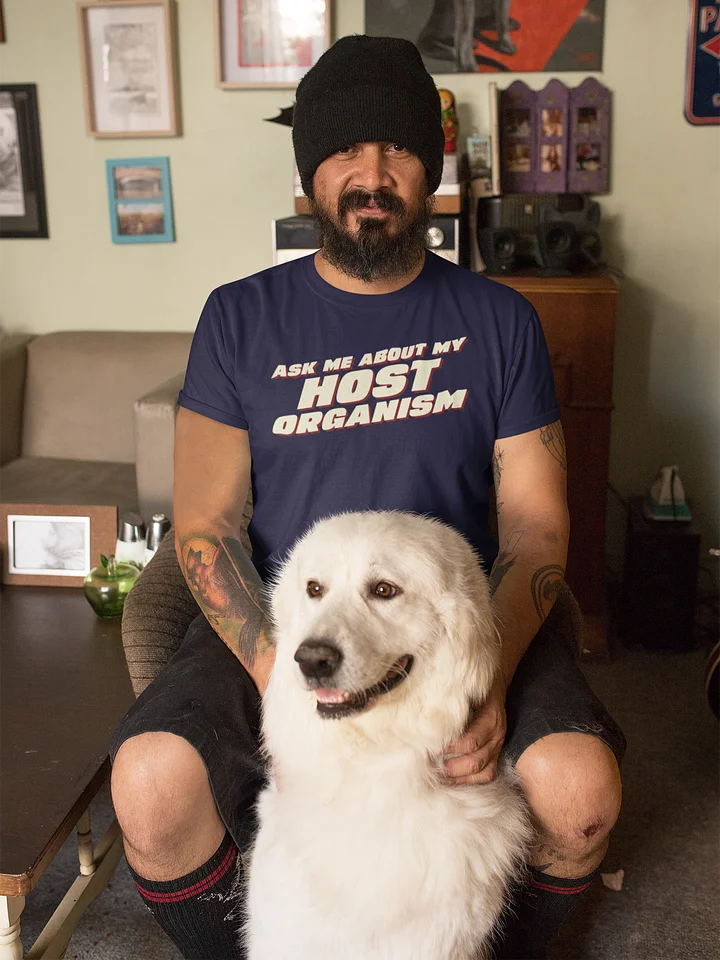 ask me about my host supersoft unisex t-shirt product image (1)