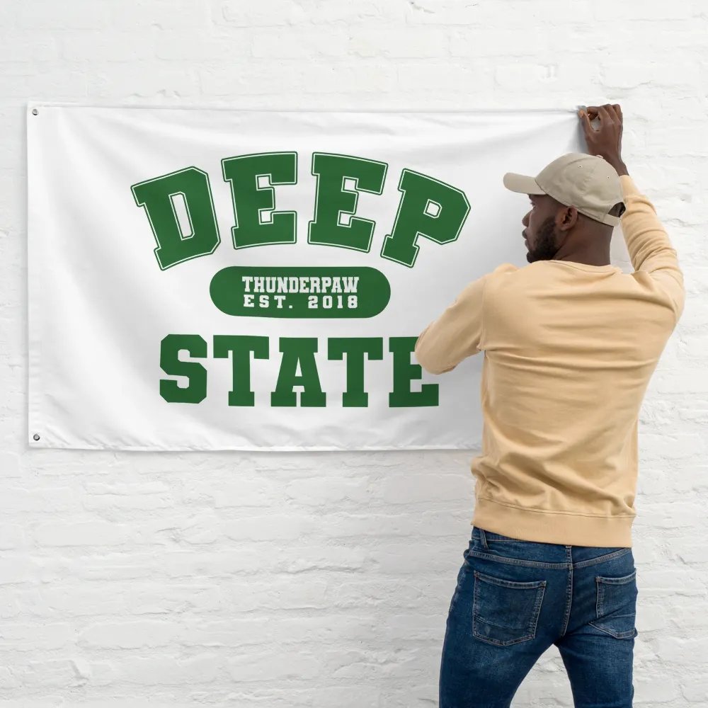 Deep State Varsity Flag / Wall Banner product image (1)