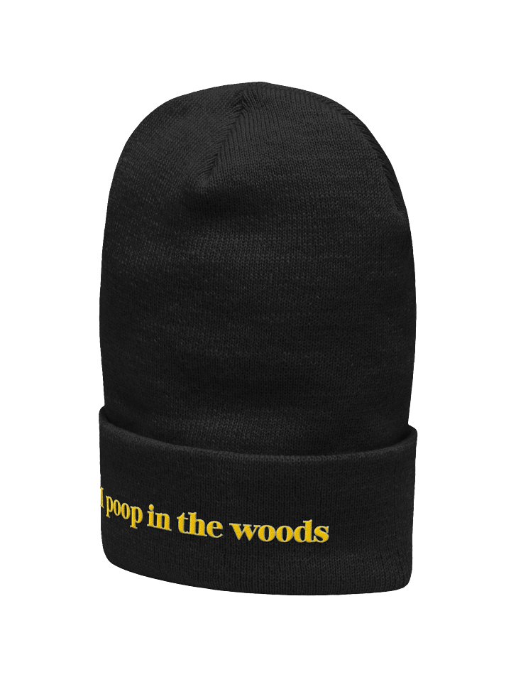 Embroidered I poop in the woods Beanie product image (8)