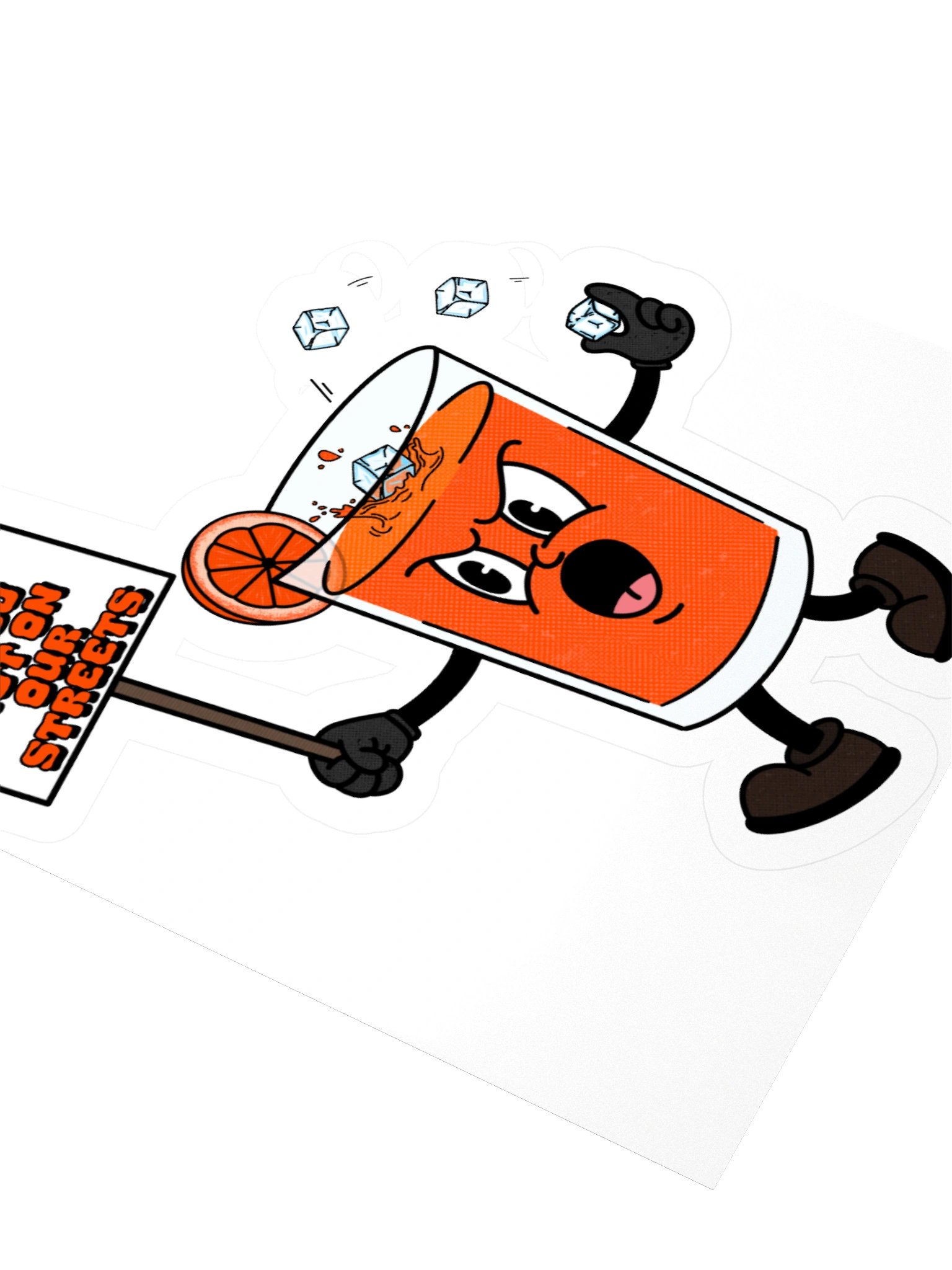 Ice in my OJ Sticker product image (7)