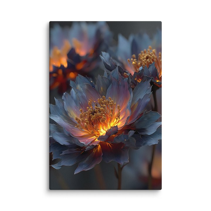 Ember Anemone — Crown of Cinders Series I Canvas product image (1)