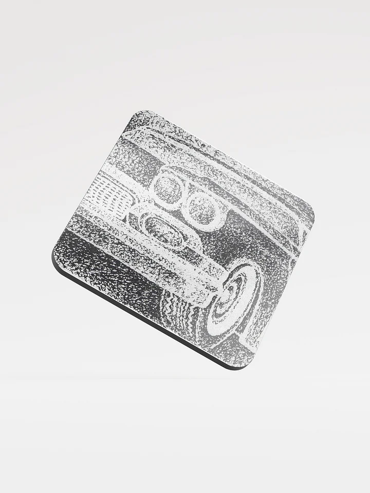 Black Car coaster product image (1)