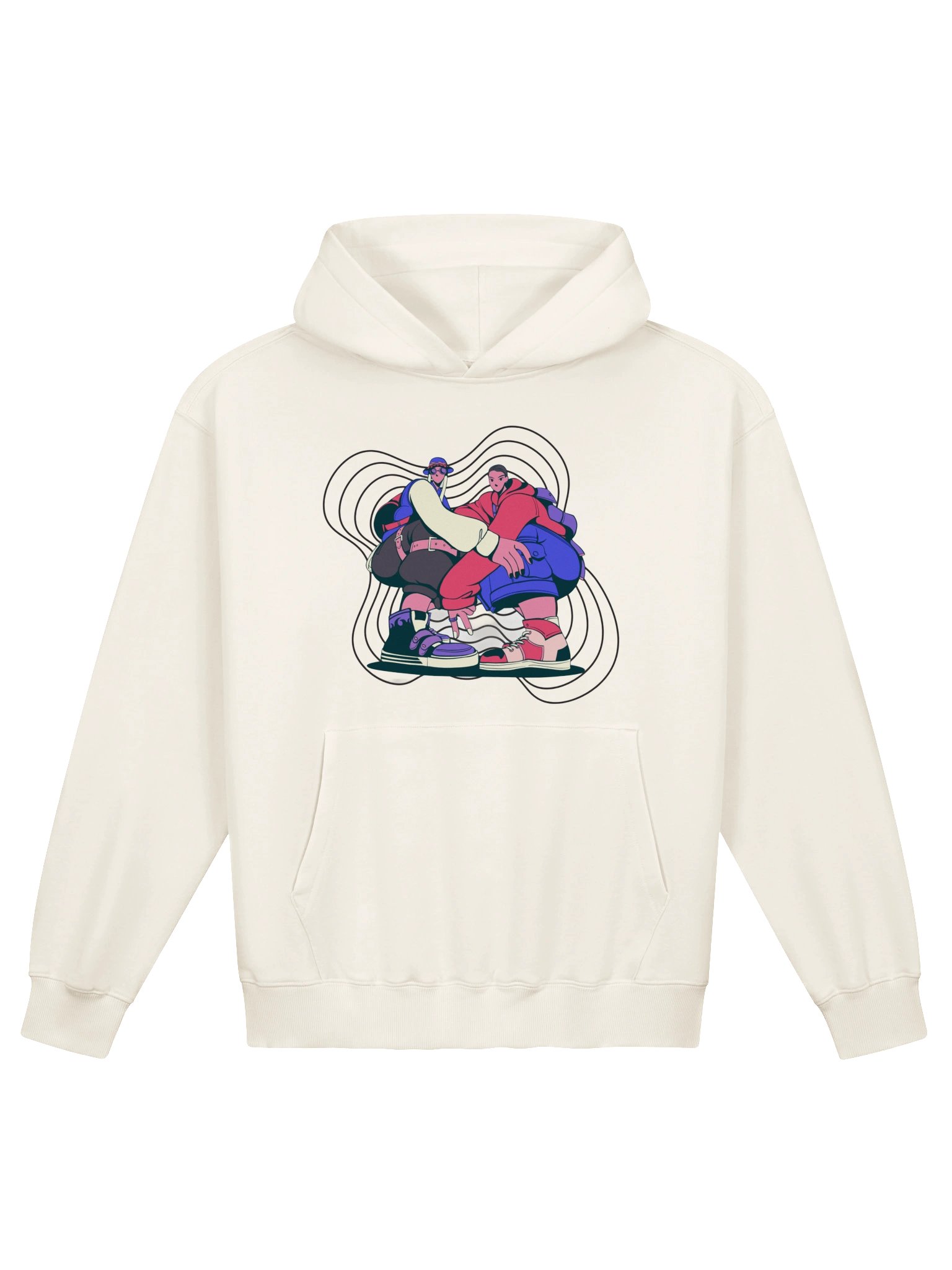 Bold Streetwear Duo Hoodie product image (2)