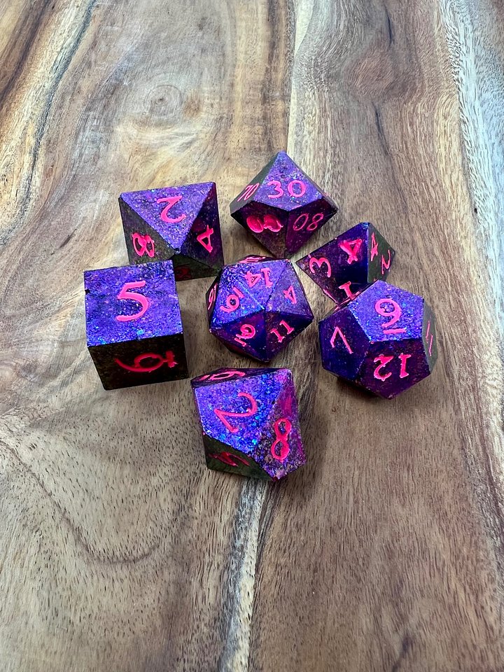 Cosmos Dice Set (Resin) product image (1)