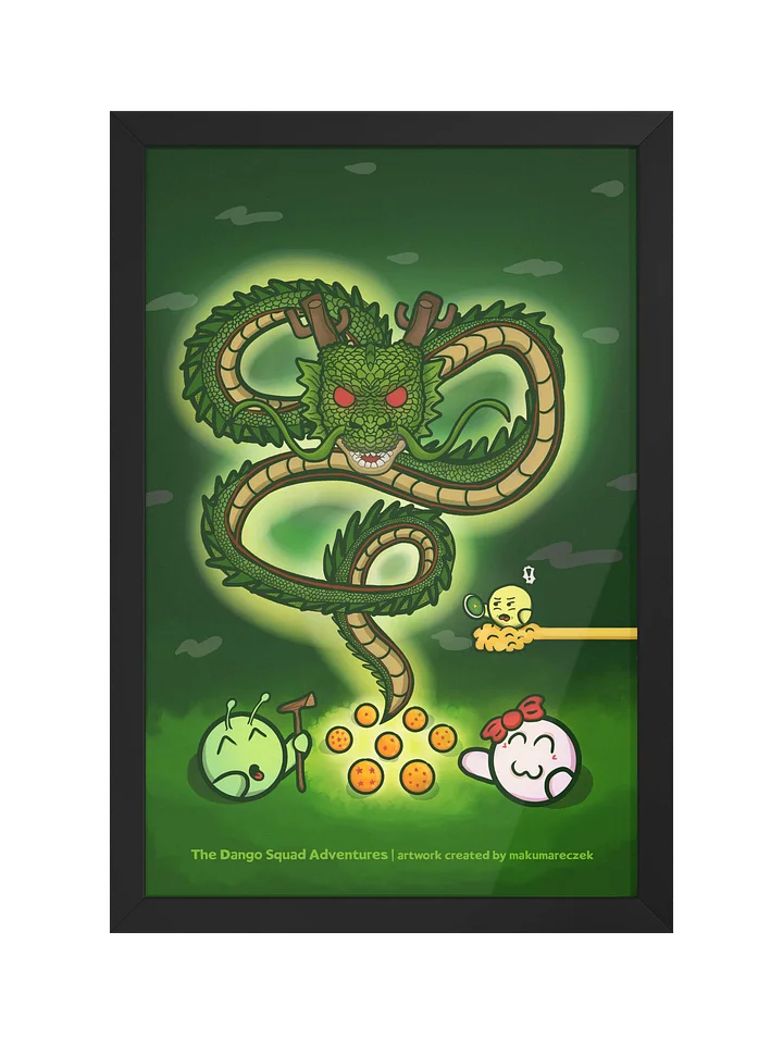 Dango Dragon - Framed Poster product image (1)
