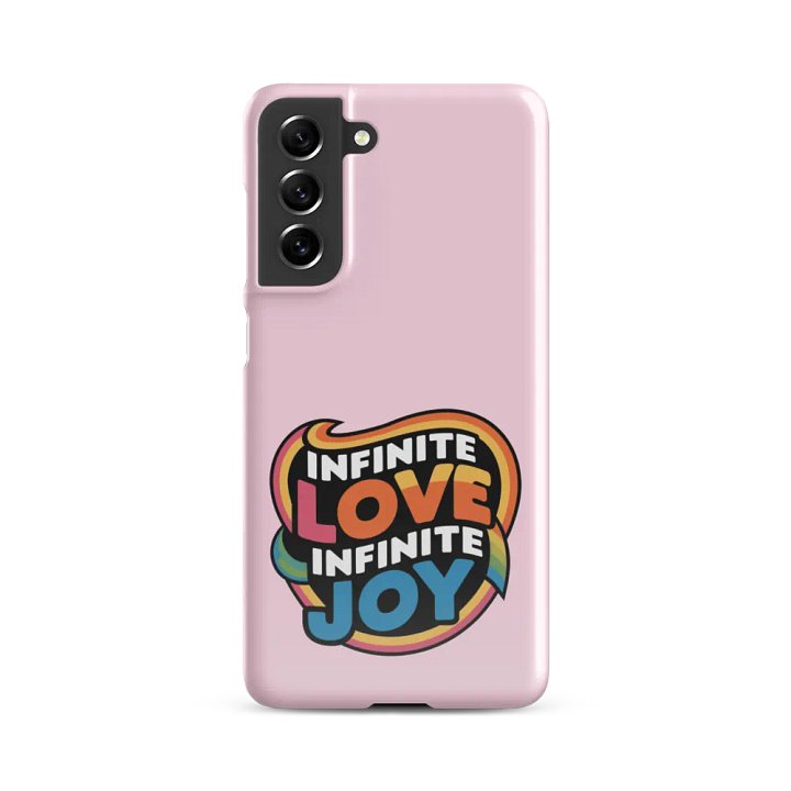 Infinite Love Infinite Joy Snap Case for Samsung (Pink) product image (2)