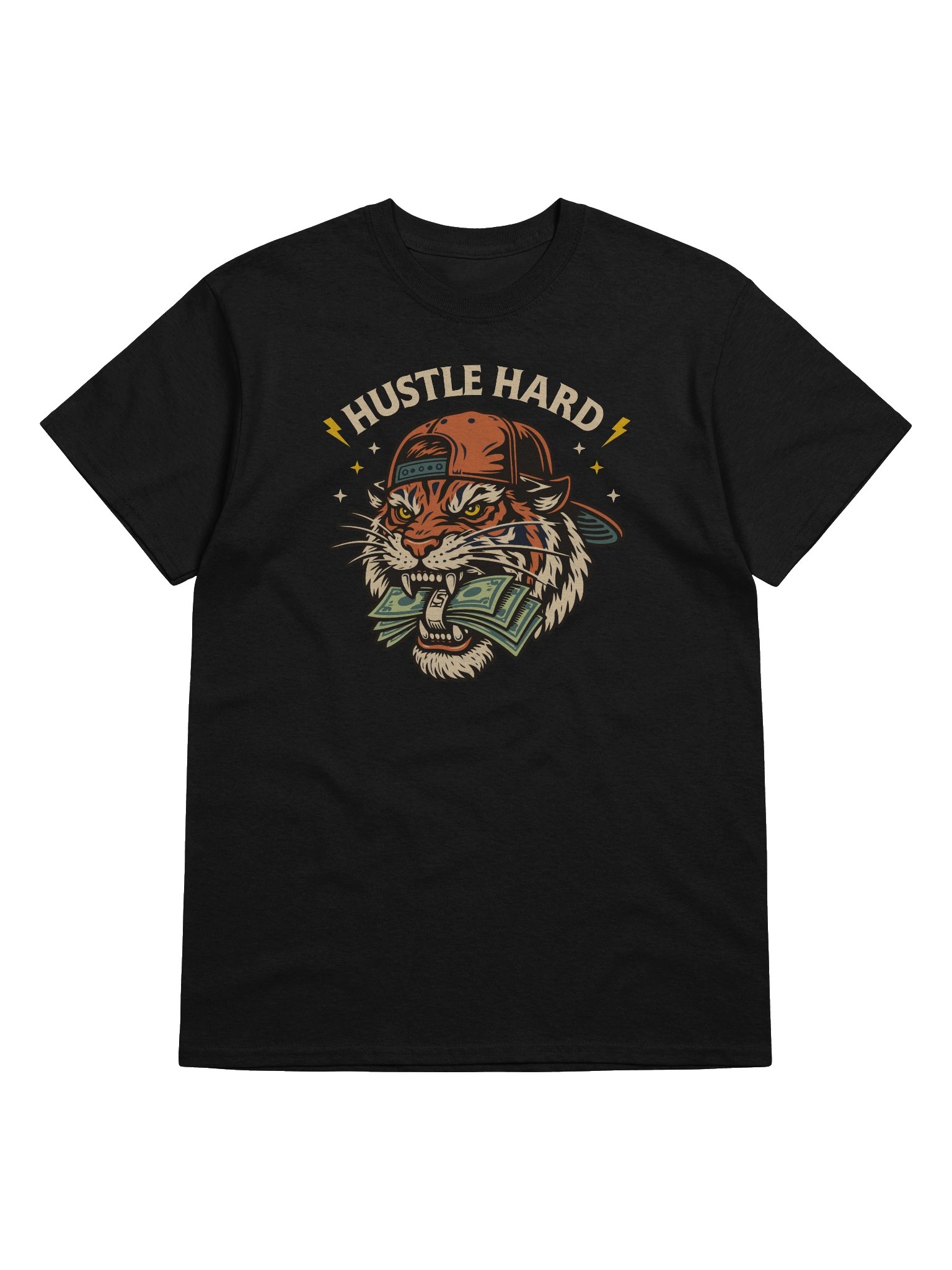 Hustle Hard Tiger T-Shirt product image (30)